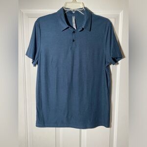 Vuori Men’s Strato Tech Polo Navy Heather Size Small